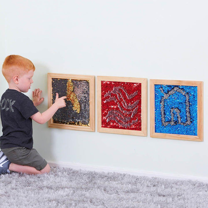 Mermaid Sequin Motor Skills Frames - EASE