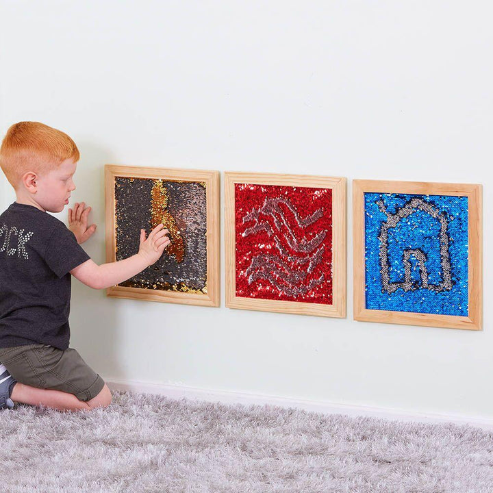 Mermaid Sequin Motor Skills Frames - EASE