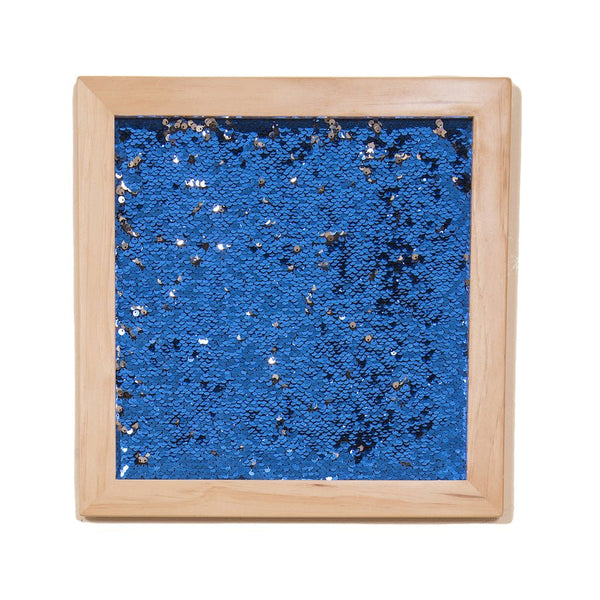 Mermaid Sequin Motor Skills Frames Blue - EASE