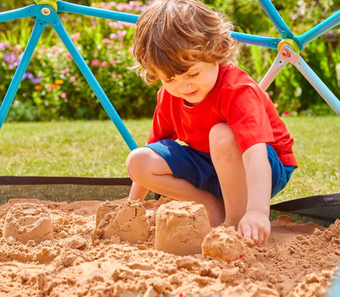 Metal Climbing Dome with Sandpit - EASE