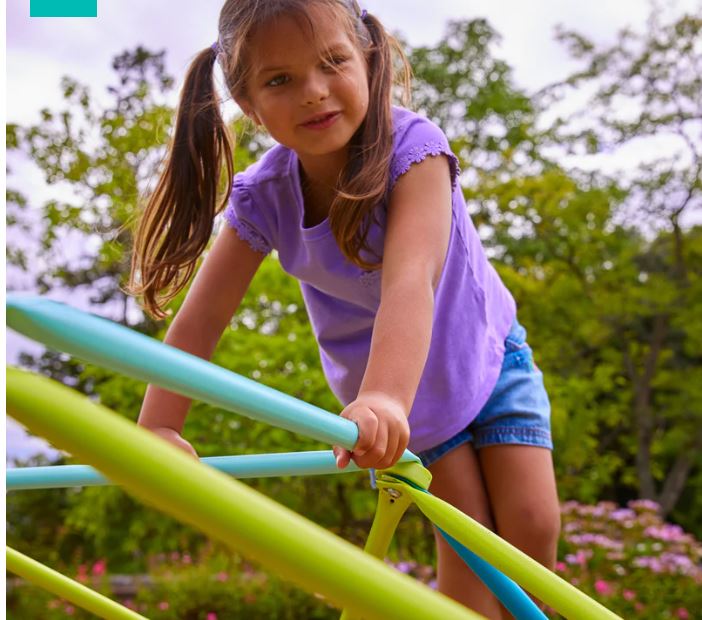 Metal Climbing Dome with Sandpit - EASE