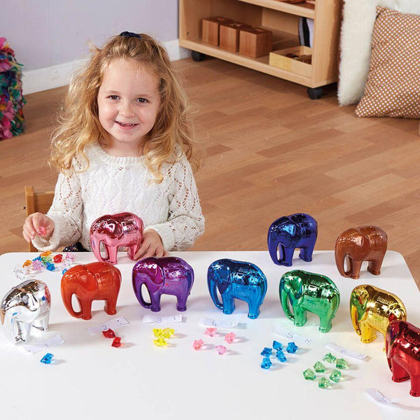 Metallic Elephant Number and Counting Set 1 - 10 - EASE