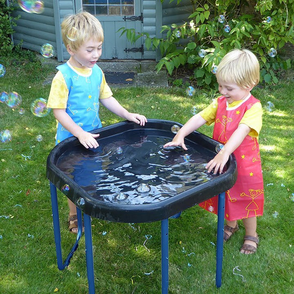 Mini Tuff Tray Blue and Silver Stand with cover - EASE