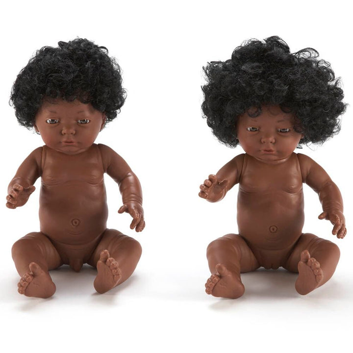 Miniland Hard Bodied Multicultural Dolls African Boy - EASE