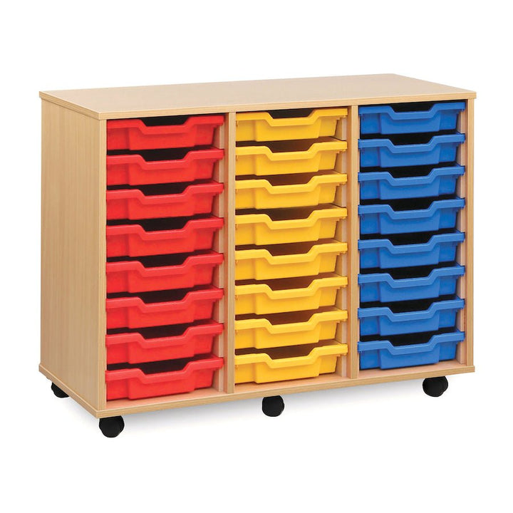 Monarch 24 Shallow Tray Unit - 3 colour options - EASE