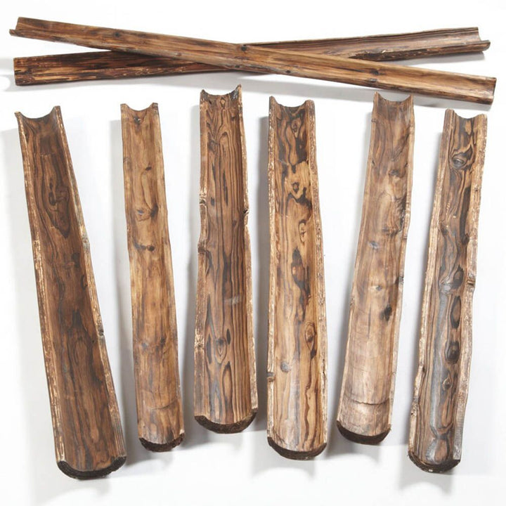 Natural Wooden Water Channelling 8pk - EASE