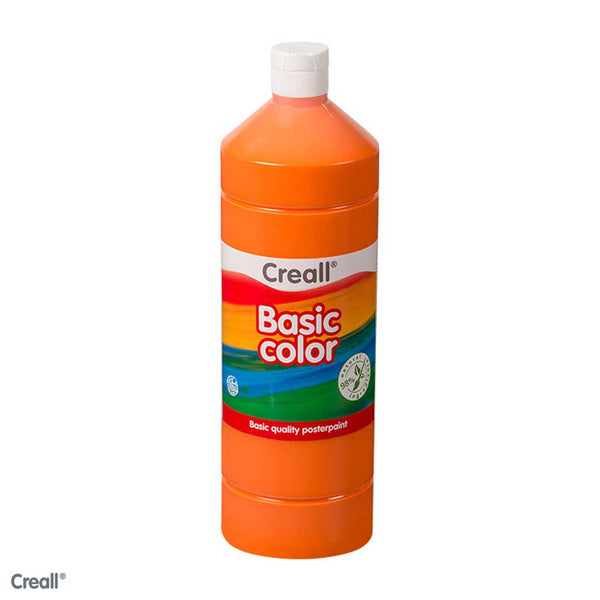 Orange CREALL Poster Paint 1 Litre - EASE