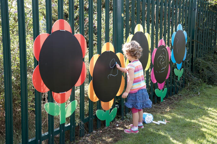 Outdoor Activity Wall Panel - Mark Making Daisies - 5pk - EASE