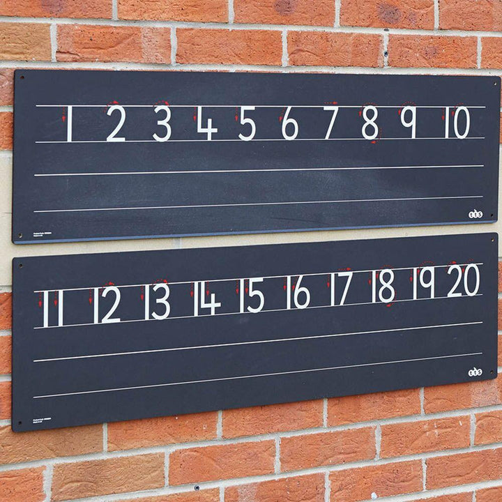 Outdoor Chalkboard Number Line 1 - 20 - EASE