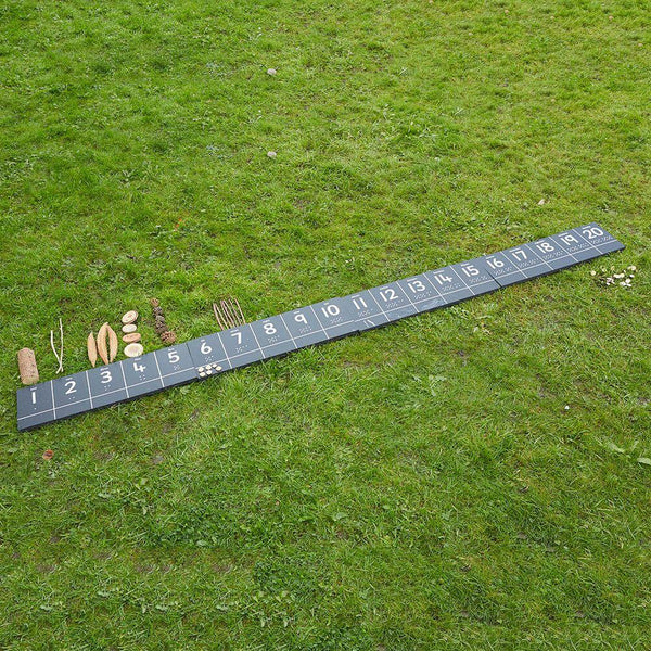 Outdoor Chalkboard Number Tracks 1 - 20 - EASE