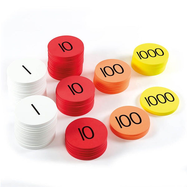 Outdoor Place Value Foam Counters 80pcs - EASE