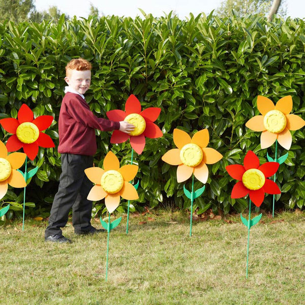 Outdoor Recordable Talking Flowers 10pk - EASE