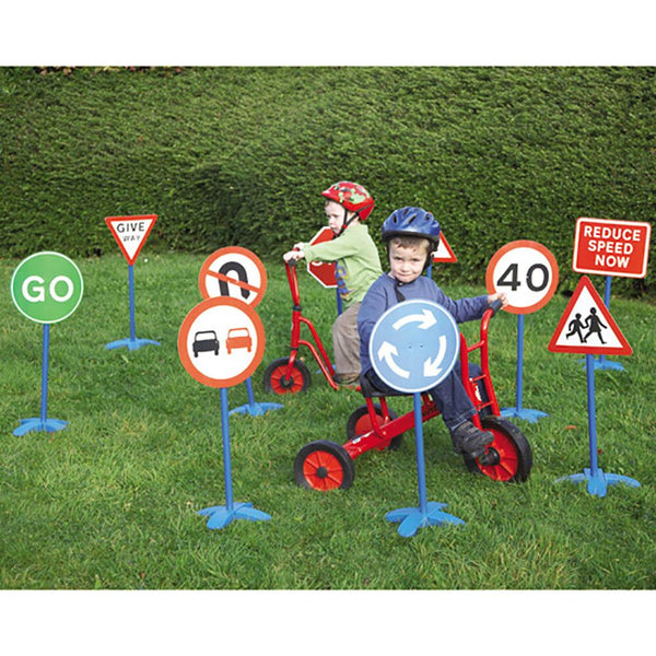 Outdoor Traffic Signs Set 10pk - EASE