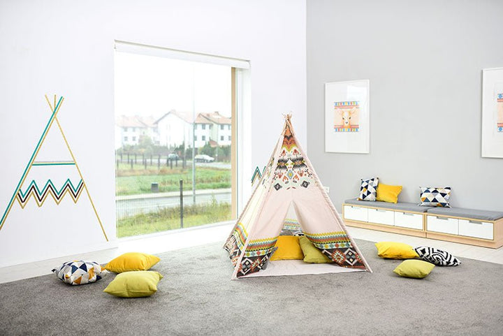 Patterned Indian Teepee Tent - EASE