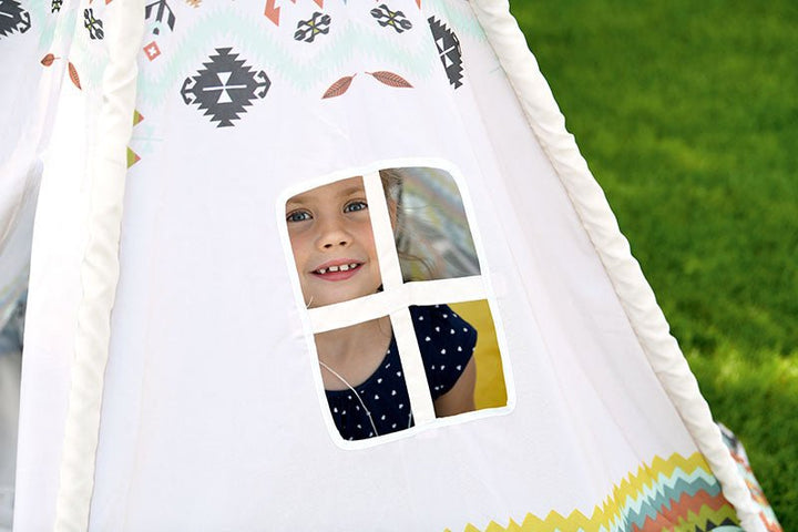 Patterned Indian Teepee Tent - EASE