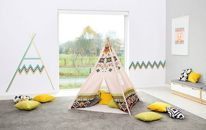 Patterned Indian Teepee Tent - EASE