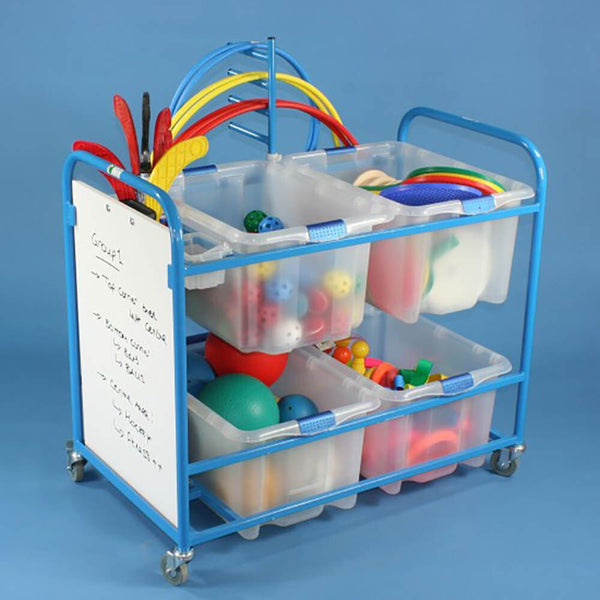 PE Storage Trolley and Whiteboard - EASE