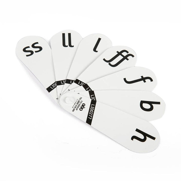 Phase 2 Phonics Letter Fans 18pk - EASE