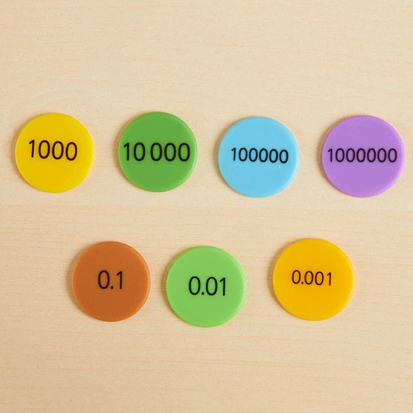 Place Value Counters Hundreds, Tens & Units 1125pk - EASE