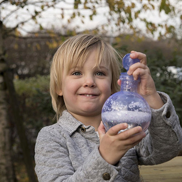 Plastic Messy Play Potion Bottles Clear 3pk - EASE