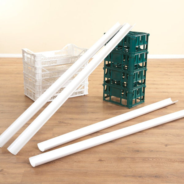 Plastic Water Channelling Guttering 6pk - EASE