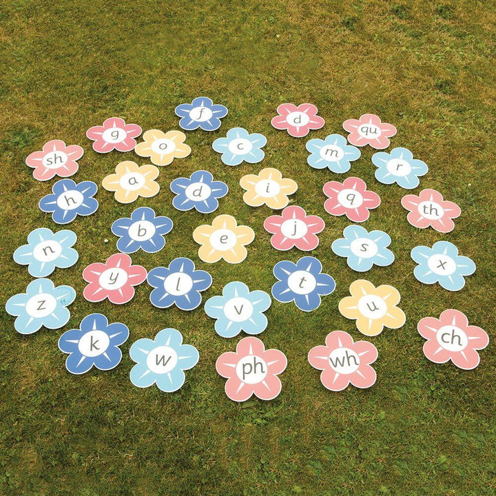 Playground Pictures - Flower Alphabet and Digraphs - EASE