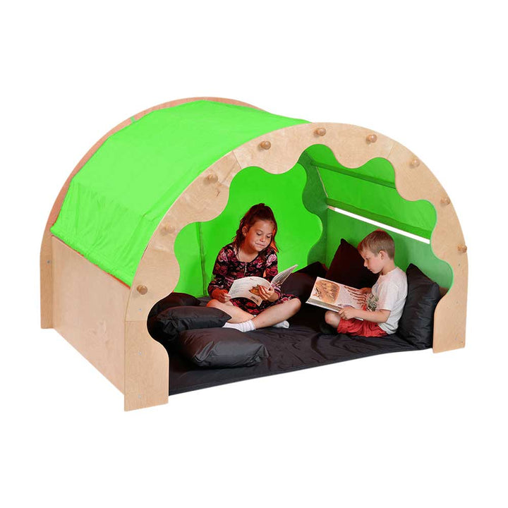 Pod W/Canopy +1 Set Curtains - Green - EASE