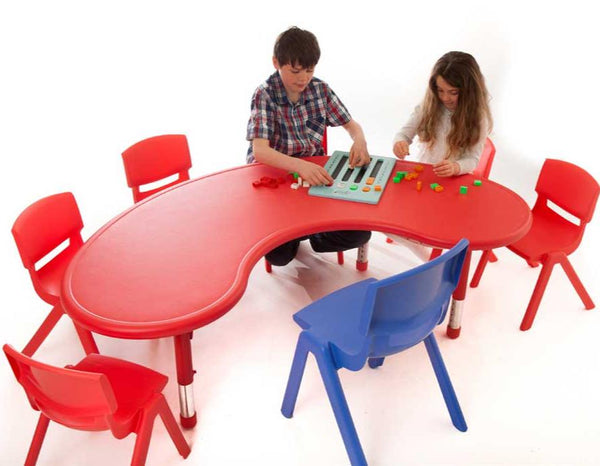 Polyethylene Horseshoe Table & 30cm Chairs - EASE