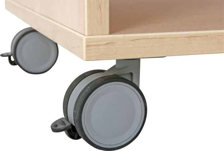 Quadro cabinet with 1 shelf on Castors - EASE