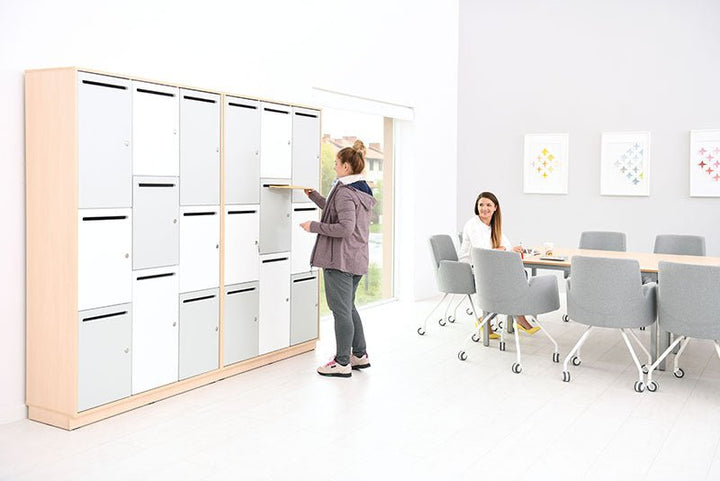 Quadro Cabinet with Lockers - EASE