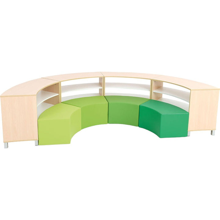 Quadro Curved Storage and Seating - Set 137 - EASE