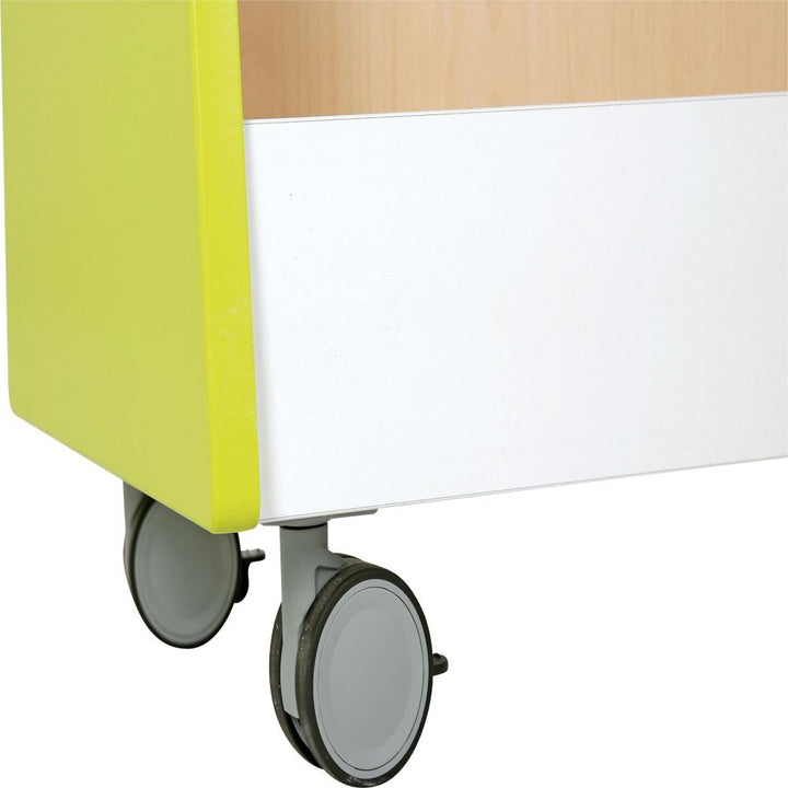 Quadro - doublesided library stand - lime - EASE