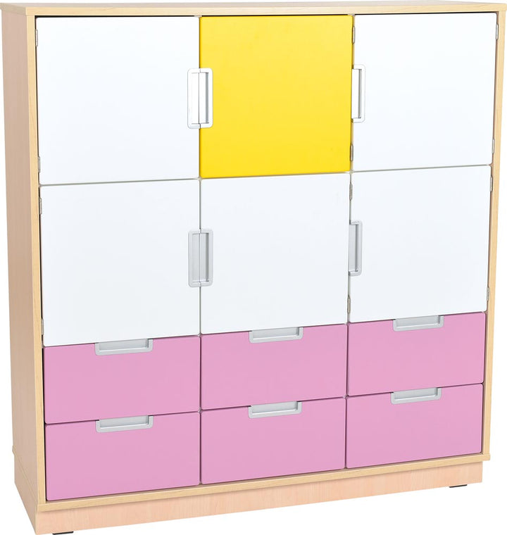 Quadro L Cabinet with 9 compartments - EASE