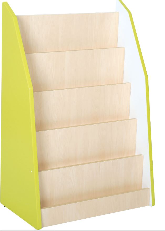 Quadro - one - sided library stand - lime - EASE