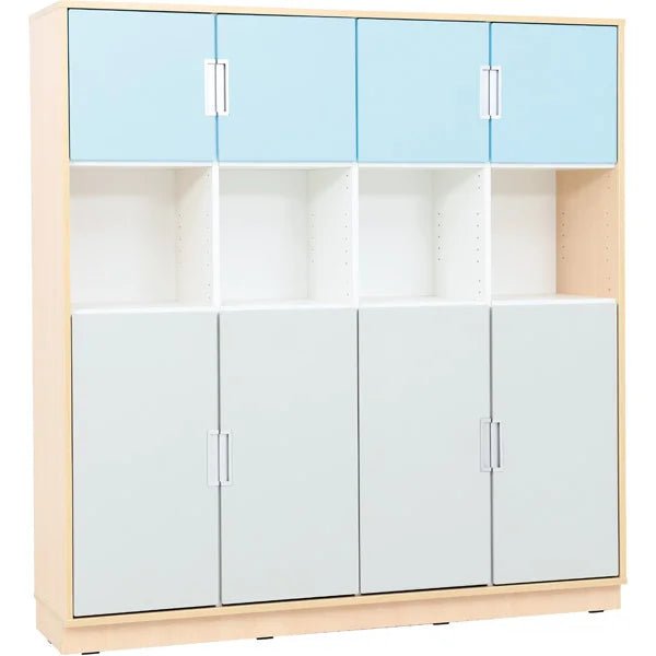 Quadro - XL cabinet with 3 partitions and 3 shelves - maple - EASE