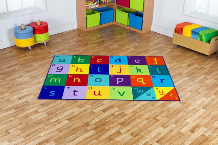 Rainbow Alphabet Carpet - EASE