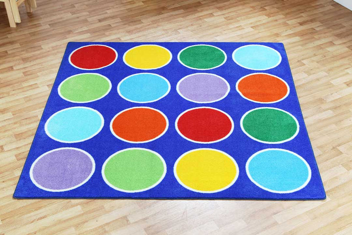 Rainbow Circles Placement Carpet - EASE