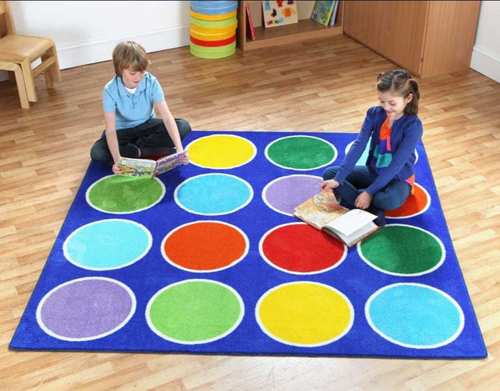 Rainbow Circles Placement Carpet - EASE