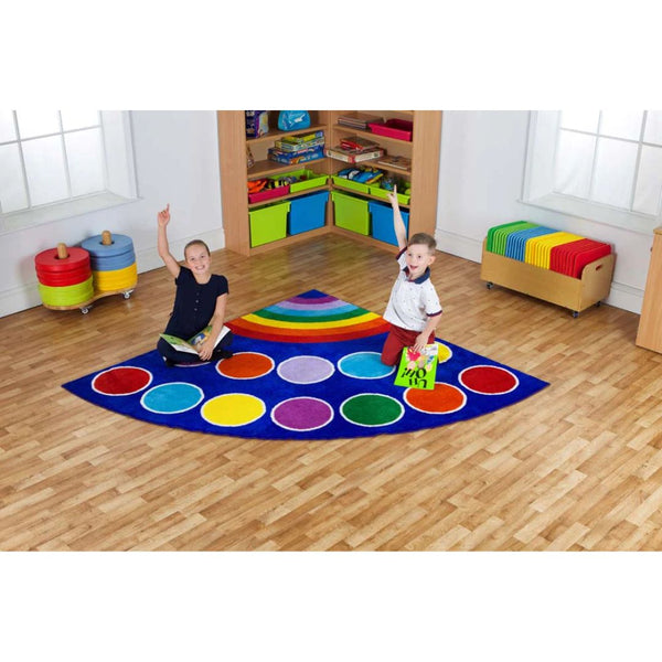 Rainbow Corner Placement Carpet - EASE