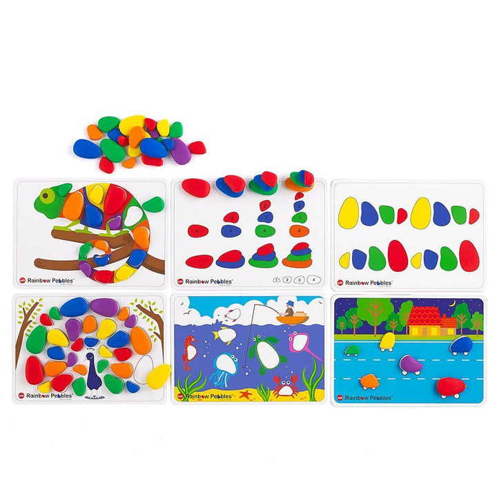 Rainbow Pebbles and Colour Cards - EASE