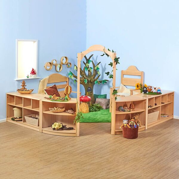 Rampton Early Years Natural Wooden Furniture Set - EASE