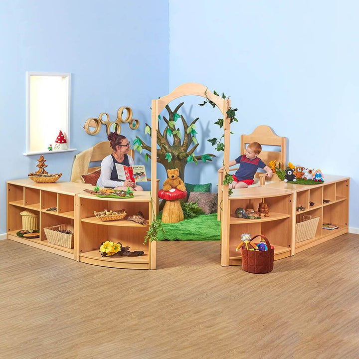 Rampton Early Years Natural Wooden Furniture Set - EASE