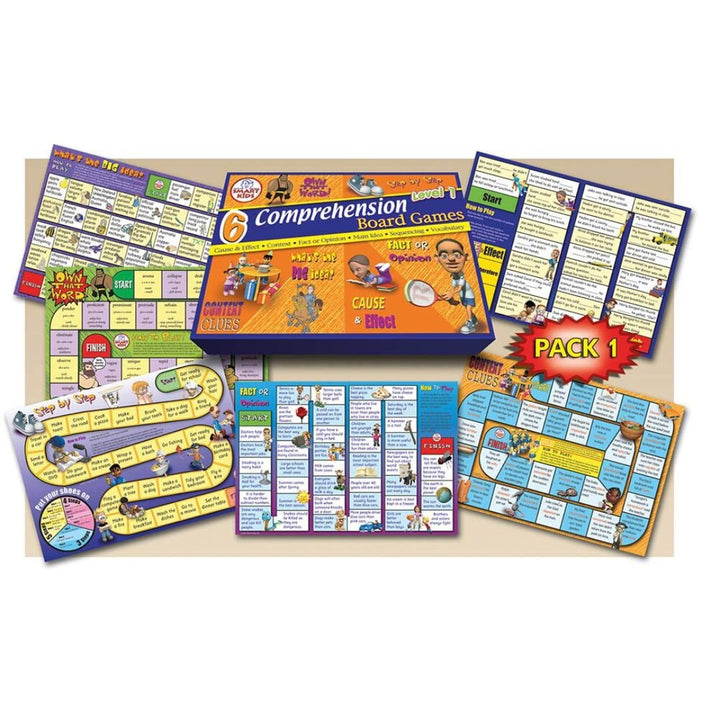 Reading Comprehension Board Games Level 1 - EASE