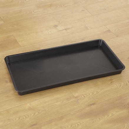 Rectangular Plastic Black Tray - EASE