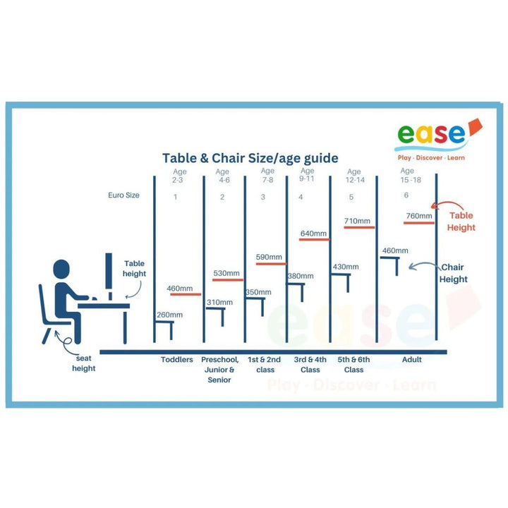 Rectangular Table 46Cm All Colours - EASE