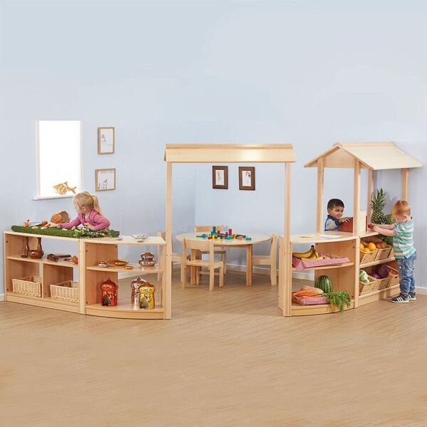 Rivington Early Years Natural Wooden Furniture Set - EASE