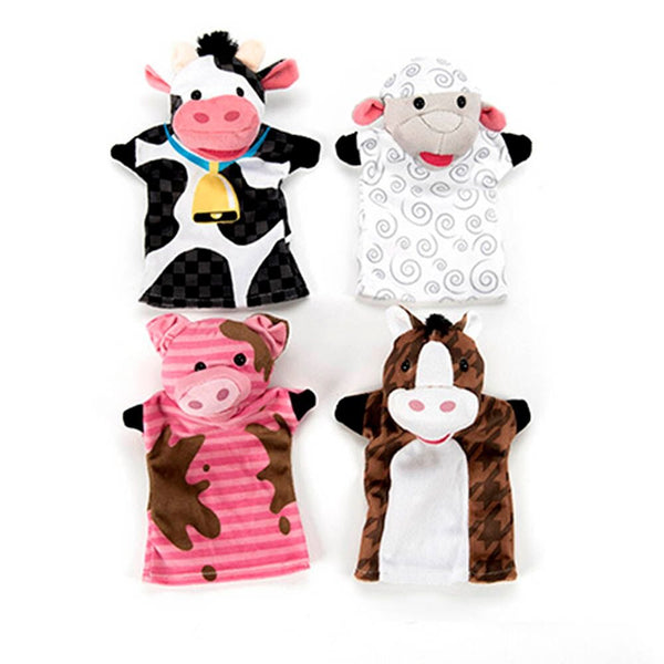 Role Play Farm Animals Puppet Set 4pcs - EASE