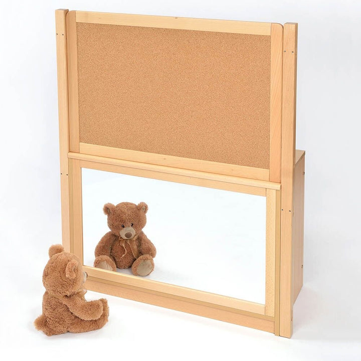 Room Scene Bookcase With Divider Dry Wipe / Mirror - EASE