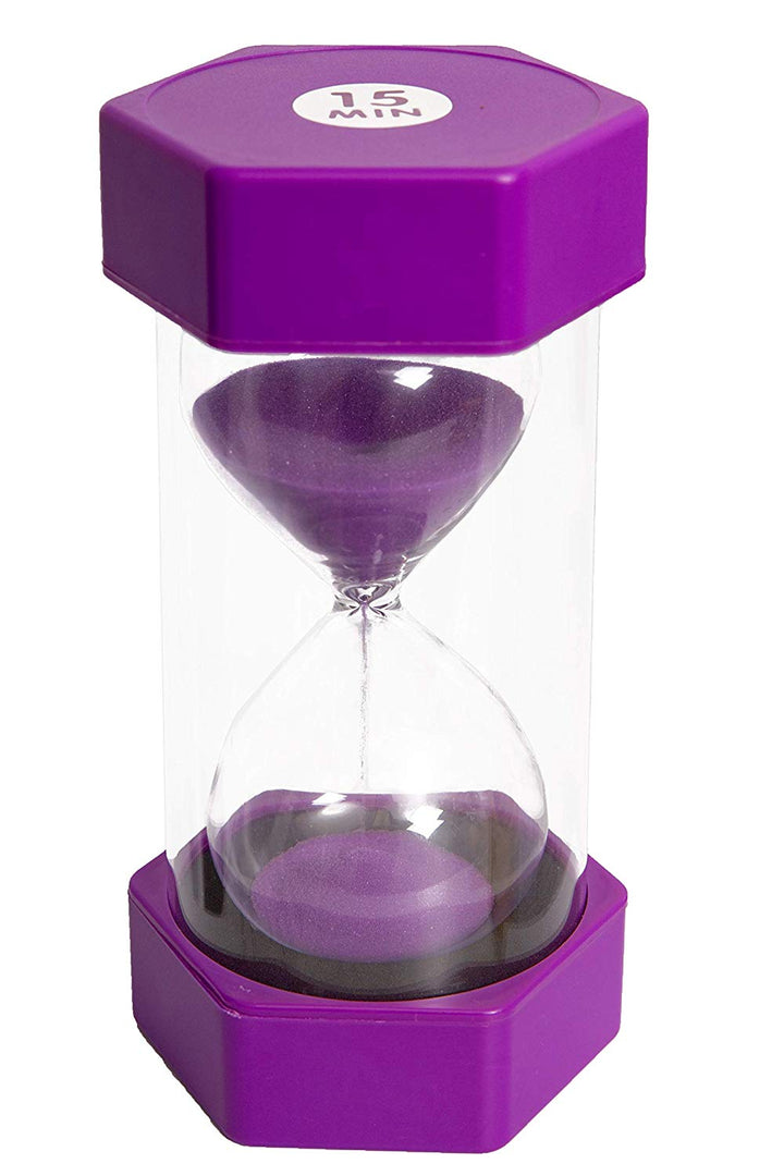 Sand Timer 16cm 15 minutes Purple - EASE