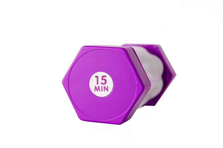 Sand Timer 16cm 15 minutes Purple - EASE